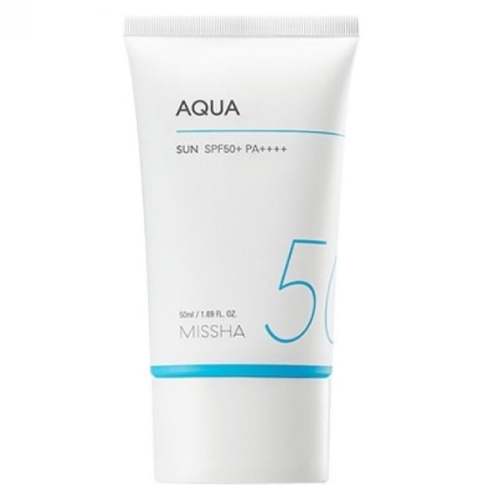 MISSHA All Around Safe Block Aqua Sun SPF50+ PA++++ 50 ml – koreański krem przeciwsłoneczny do twarzy
