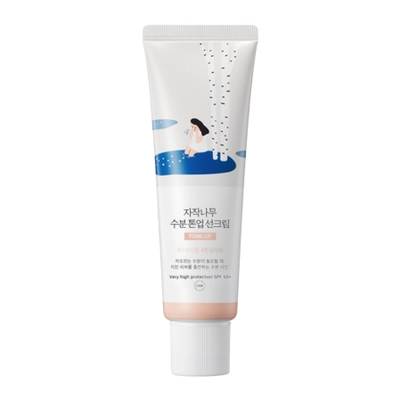 Round Lab Birch Moisture Tone-Up Sunscreen Renewal 50 ml – koreański krem przeciwsłoneczny tone-up